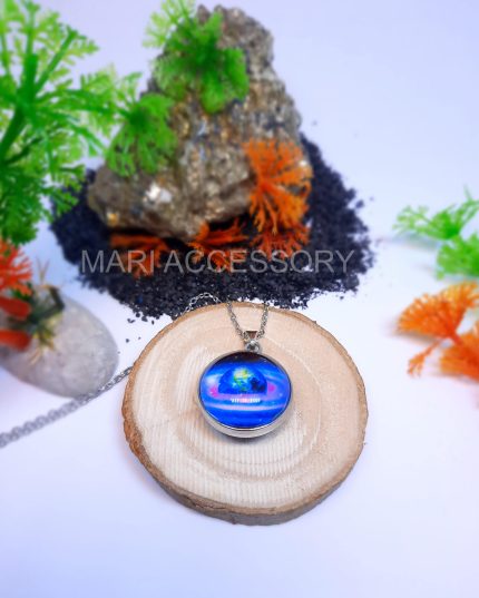 گردنبند منظومه شبتاب دو طرف کد۱۹۸